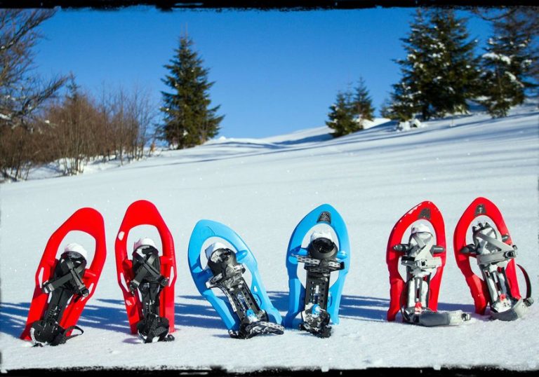 Las raquetas de nieve un deporte de invierno con muchos adeptos